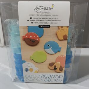 Sweet Sugarbelle Cookie Cutter Shape Shifters 74 Piece Set
